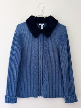 VTG Zip Up Cardigan